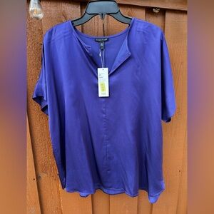 Eileen Fisher silk cotton top